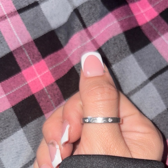 Cartier Jewelry - Cartier size 8 double diamond ring